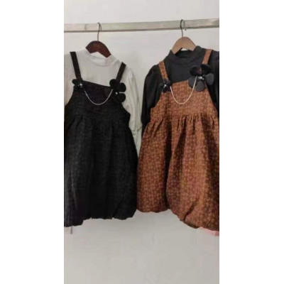 Dress pattern rope flower kiyowo (342703) - dress anak perempuan